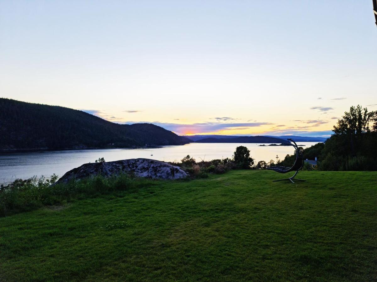 Funky Cabin With A Panoramic View Of The Oslofjord Nordre Frogn Extérieur photo